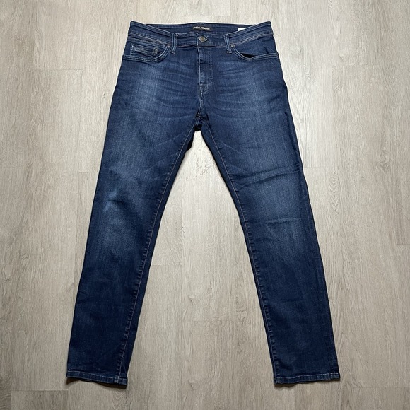 Mavi Other - Mavi Jake Jeans Mens 34x31 Blue Slim Leg Cotton Blend Stretch Preppy Mid Rise